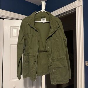 Old Navy Olive Utility Jacket